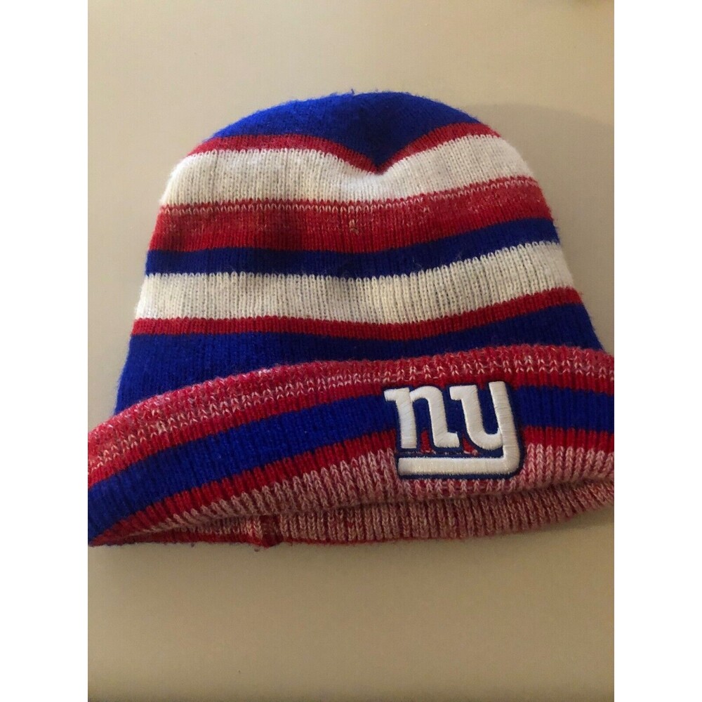 New York NY Football Giants wool winter cap Multicolor Red-White-Blue w/ NY Logo